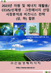 2023년 자원 및 에너지 재활용/CCUS/신재생ㆍ그린에너지 산업 시장분석과 비즈니스 전략(상, 하) 합본